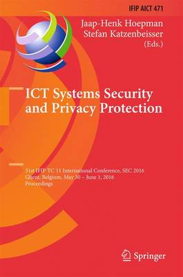 ICT Systems Security and Privacy Protection - 9783319336299