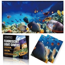 2 Pcs Fluorescent Light Covers - 4 x 2 Feet Covers for Ceiling Lights, Magnet...