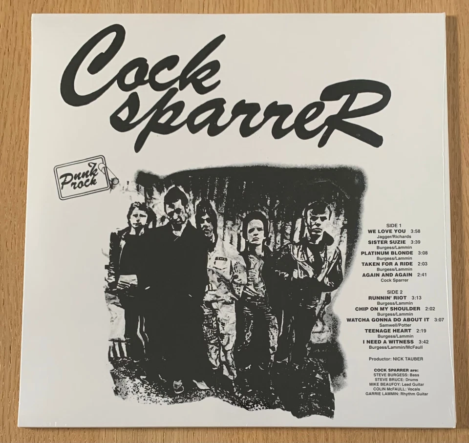 COCK SPARRER - SEALED LP 10 TRACKS - REISSUE 2021 - Photo 2/2