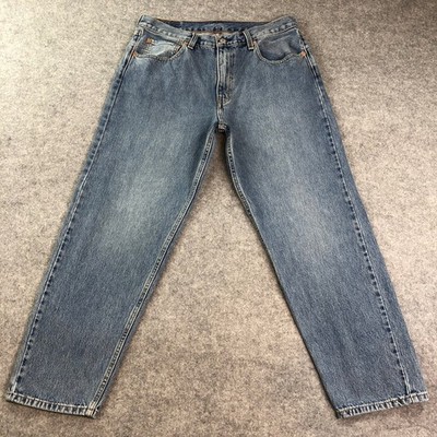 Levis 550 '92 Mens Jeans 34x30 Blue Relaxed Tapered Leg Medium Wash Mid Rise