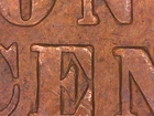 1903 Indian Head Cent  Double Die Reverse