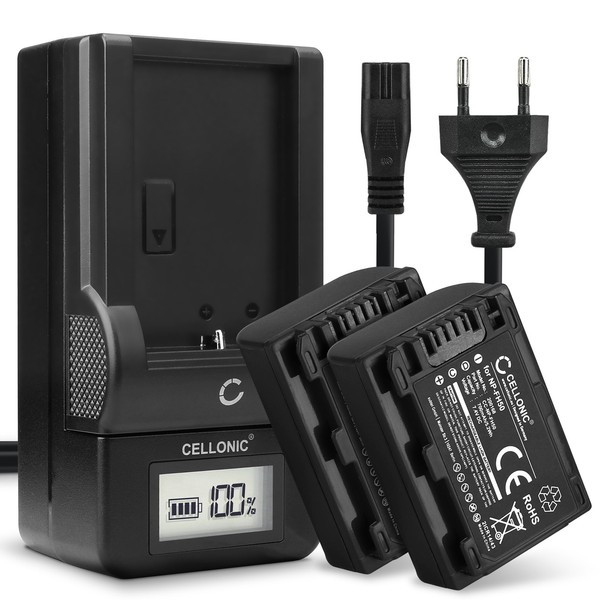 2X Akku FüR Sony DCR-SR62 DCR-DVD602 DCR-SR65 HDR-HC7 700Mah + LadegeräT-image