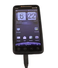 HTC Evo 4G - 1 GB - Black (Sprint) Working May Need Battery