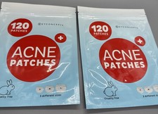 2x KeyConcepts Emergency ACNE PATCHES 120 pimple patches 3 sizes Hydrocolloid