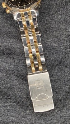 Tissot PRS 200 Men's Black Watch - T362/462 two tone band | eBay