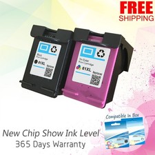 Juego combinado de cartuchos de tinta negros y de color para impresora HP 61XL ENVY DeskJet OfficeJet
