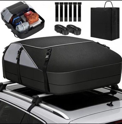 560L Large Capacity Vehicle Top Storage Pack with Hand Grip, Matching Lock Hooks