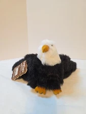 Vintage Folkmanis Furry Folk BALD EAGLE Plush Hand Puppet 28” Made USA