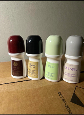 Avon Women Roll-On Antiperspirant Deodorant 4-Pack 75 mL Imari Haiku