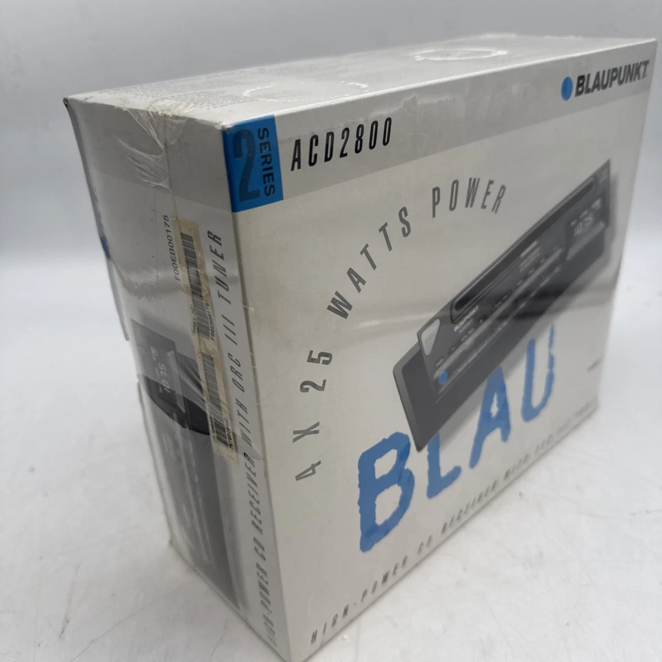 全新 Blaupunkt ACD2800 CD 播放器/立体声 单 Din 可拆卸脸部 — 第 3/4 张图片