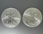 American Silver Eagle US $1 Dollar Mint 2015 & 2020 Coins Uncirculated 2oz