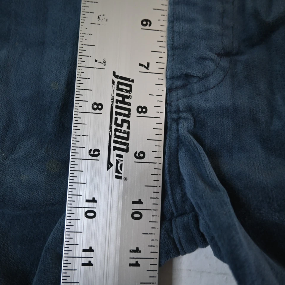 Pantalones informales Lee de colección hechos en EE. UU. 28x32 azul terciopelo corte bootcut 5 bolsillos años 80 90 Foto 3 de 4