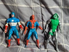 Product Image: Vintage Marvel Secret Wars CAPTAIN AMERICA Spider-Man Dr Doom Figure 1984 Mattel