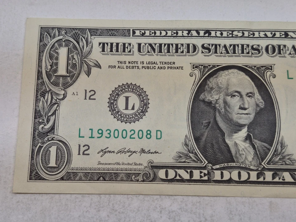 UNC 2 AUG OR 8 FEB 1930 DUAL REV BIRTHDAY NOTE L 1930 02 08 D 1$ ONE DOLLAR BILL - Image 3 of 4