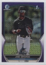 2023 Bowman Chrome Prospects Mega Box Purple Mojo Refractor Jose Gerardo 0c6