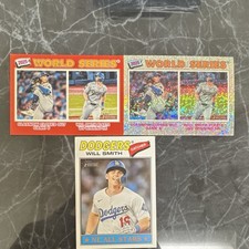 topps heritage 2025 dodgers will smith treinen glasnow ws/all-stars lot 3