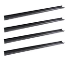 4 Pk Sliding Winch Track, 6ft Steel C Track for Flatbed Trailer & Cargo Tie Down
