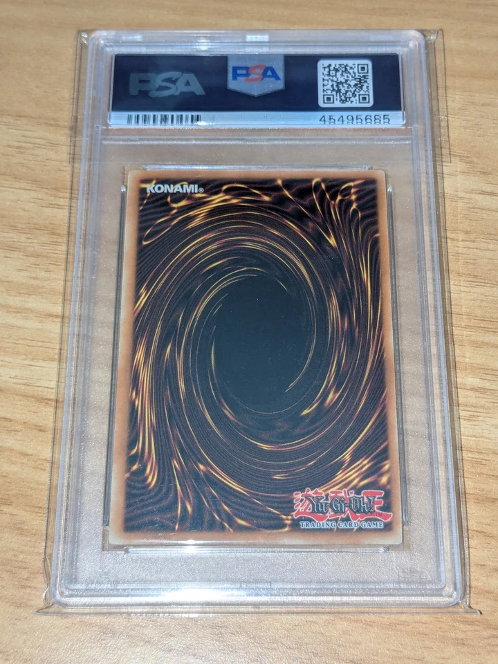 Tri-Horned Dragon 1st LDD-S000 PSA 9 Mint SPANISH Legend of Blue Yugioh! - Image 2 of 2