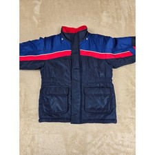 OshKosh B'gosh Kids Jacket Blue Red Color Block Puffer Size M 5-6