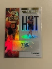 2019-20 NBA Hoops TY JEROME Hot Signatures Rookie Autograph RC AUTO #TJR