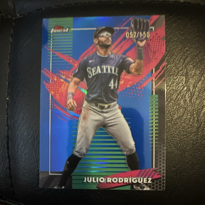 Topps Finest 2026 Julio Rodriguez Seattle Mariners #219 Major League Perf /150