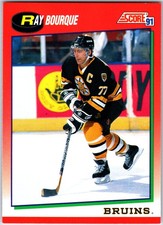 1991-92 Score Canadian English #50 Ray Bourque