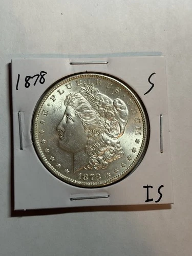 1878-S Morgan Silver Dollar Coin Choice Gem BU UNC Lustrous Coin