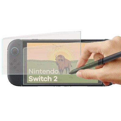 2x Matte Folie für Nintendo Switch 2 Bizon Schutzfolie Displayschutzfolie Film
