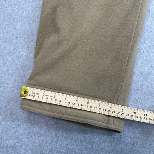 Cabela's Pants Mens Size 44 Brown Tan Straight Leg Fleece Outdoor Gear Hunting - Picture 13 of 13