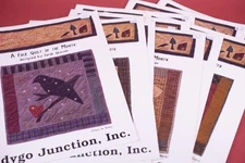 Indygo Junction A Folk Quilt of the Month Complete Set of 12 17" x 17" 1996 1997