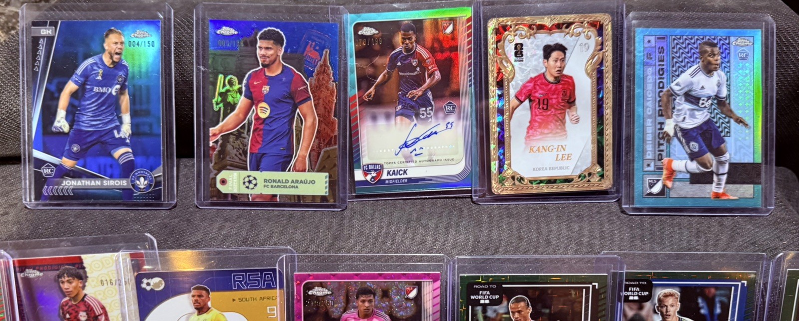 Huge Soccer Lot - Inserts 10 #’d Auto SP Gold Frame World Cup Refractors RCs 🔥 view 3