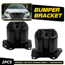 For 2019-2021 Altima Front Driver & Passenger Side Steel Bumper Bracket Set New