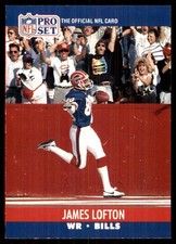 James Lofton 1990 Pro Set #753 Buffalo Bills NFL READ FREE SHIPPING AutographDen