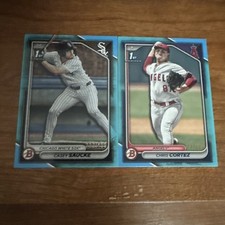 2024 Bowman Draft Casey Saucke (2) Card 1st Bowman 382/499 Chris Cortez 271/499