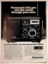 Panasonic Command Series RF-2900 Radio Vintage Magazine Ad Print 1970s 1980s