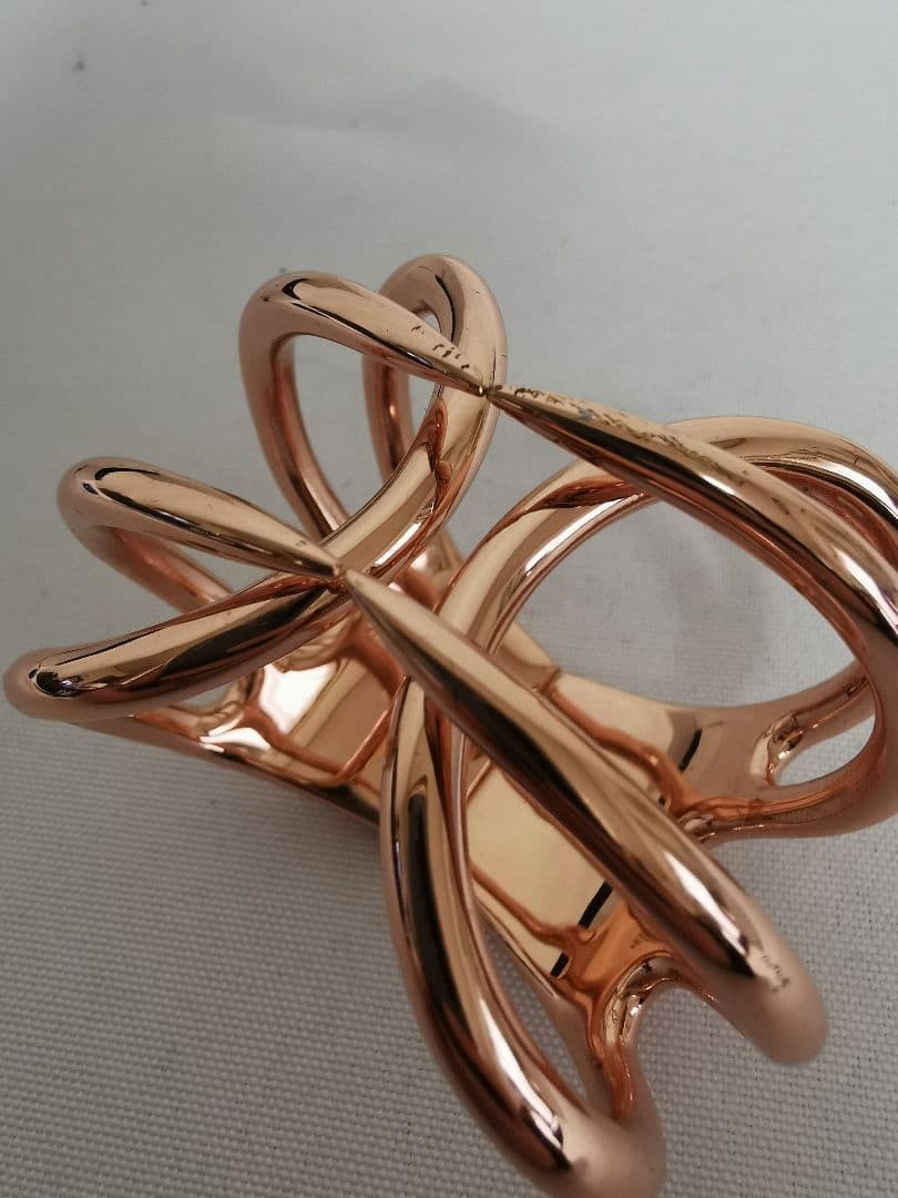 Balenciaga Pink Gold Hair Clip Bangle thumbnail 7