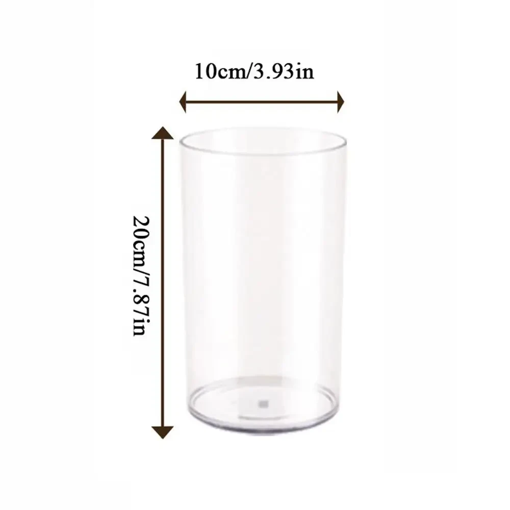 Vaso In Plastica Trasparente Infrangibile – Altezza 15,2 Cm, Policarbonato, Per Una Rosa – Resistente Come Il Vetro Ma Anti-Rottura, Per Casa E Esterni - 5