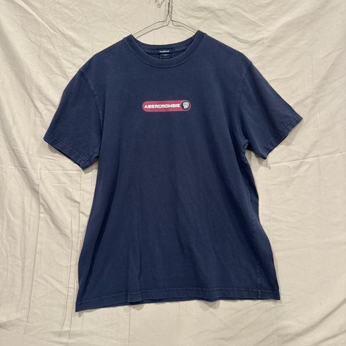 Vintage Y2k Abercrombie & Fitch Muscle T-Shirt Mens Large Athletic Gym Issue - Picture 2 of 7
