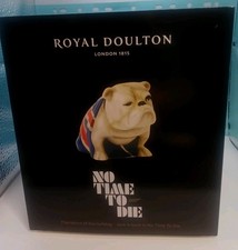 ROYAL DOULTON BULLDOG JACK NO TIME TO DIE JAMES BOND 007 L/E NEW CERT 2022