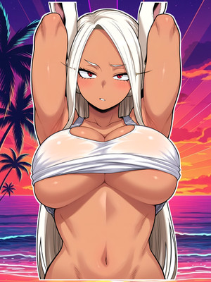Adult Anime Waifu My Hero Academia Rumi Usagiyama 6'' Vinyl Sticker