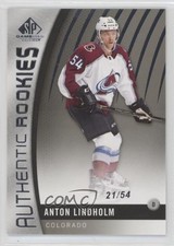 2017-18 SP Game Used Authentic Rookies 21/54 Anton Lindholm #154 0b2i