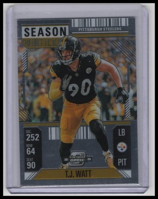 2024 Panini Contenders Optic #47 T.J. Watt
