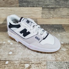 New Balance 550 Womens Shoes Sz 5 B Trainers Sea Salt Gray Matter Suede Sneakers