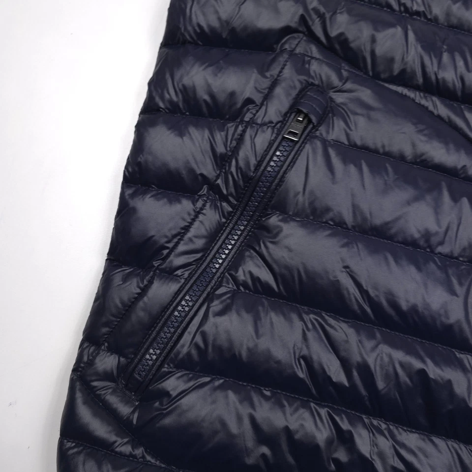 $348 Polo Ralph Lauren Stewart Glossy Blue Duck Down Quilted Vest Mens Medium - Image 4 of 4