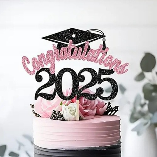 5pcs Funny 2025 Graduation Cake Topper Set Party Cake Decorations - Picture 11 of 12