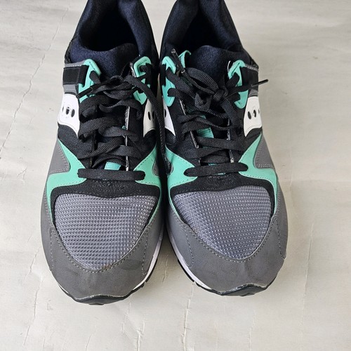 Saucony Grid 9000 Low Top Black White Mint Sneakers Shoes S7077-34 Mens Size 13 - Picture 11 of 18