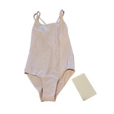 Lulli Dancewear Girls Sz 6 Light Pink Dance Ballet Leotard Basic NEW