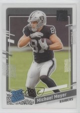 2023 Panini Clearly Donruss Rated Rookie Michael Mayer #75 4z8