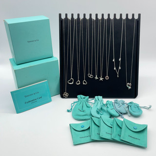 Auth Tiffany&Co.SV925 Pendant Necklace Accessories Set10 W/Box/Bag SK120397