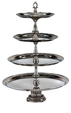 Four Tiered Tray Commercial Use Catering Tray Centerpiece Party Decor Buffet